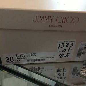 Jimmy Choo Anouk Black Suede Pumps